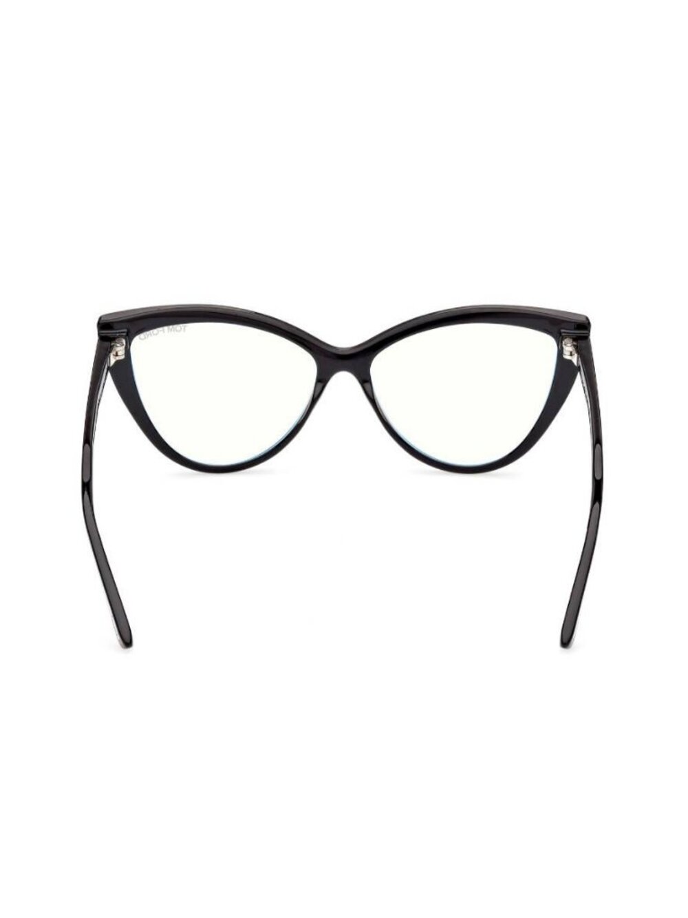 Tom Ford FT5843-B 005 Black Cat Eye Blue Light Glasses - Picture 4 of 8
